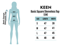 Basic Square Sleeveless Top For Women