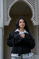 Wide Sleeve Short Trench