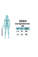 the airy Linen High Waist Pants For Women - pants