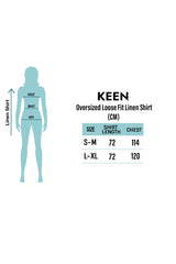 Oversized Loose Fit Linen Shirt For Women