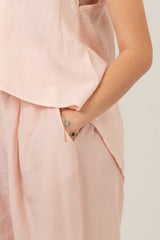 The Cloud Linen Set Top & Pant For Women