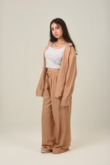 Easy Days Linen Set Shirt & Pant For Women