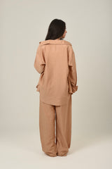 Easy Days Linen Set Shirt & Pant For Women