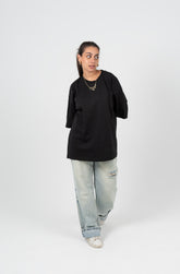 Black Oversized Basic T-shirt