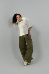 White Boxy Fit Oversized T-shirt