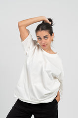White Oversized Basic T-shirt