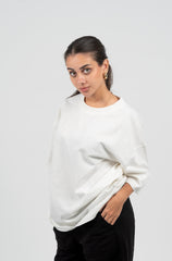 White Oversized Basic T-shirt