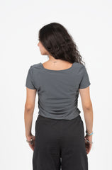 Square Neck Half Sleeve Top