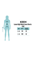 Loose High Waist Linen Shorts For Women