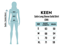 Satin Long Sleeve Blank Shirt For Women