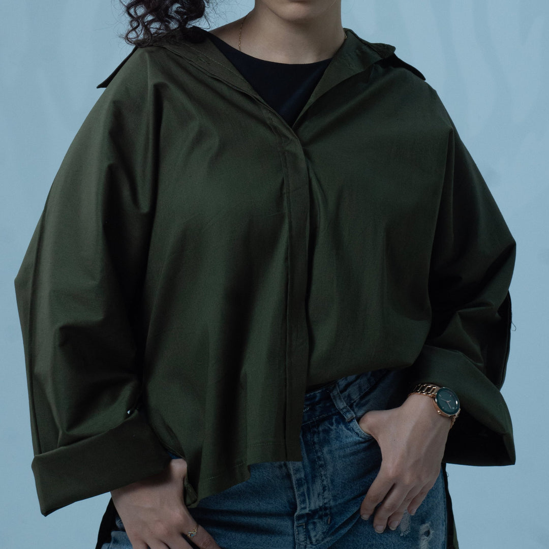 Oversized Poplin Shirt