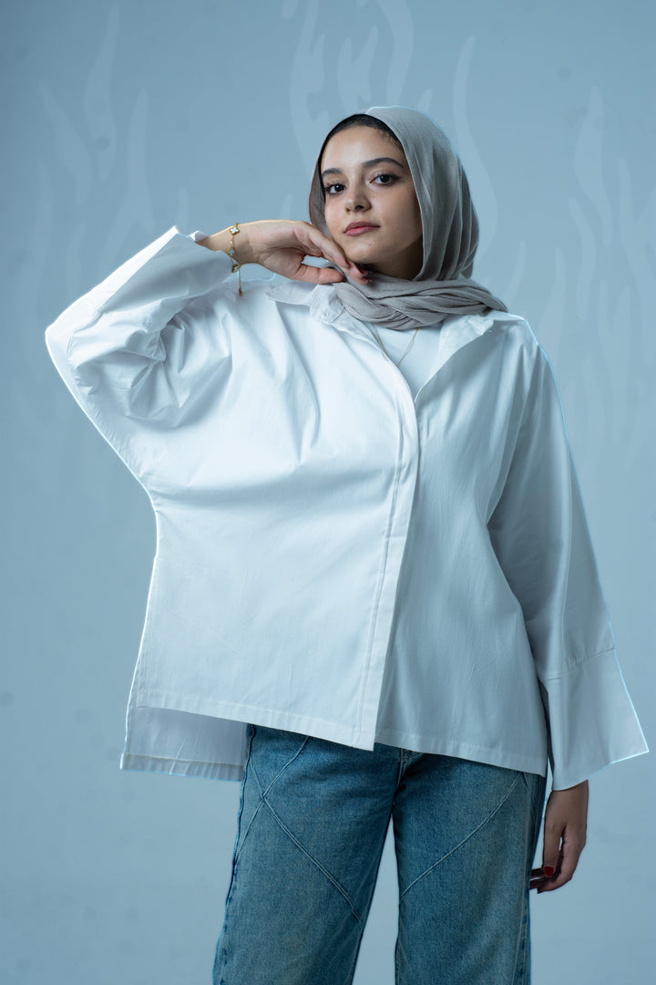 Oversized Poplin shirt