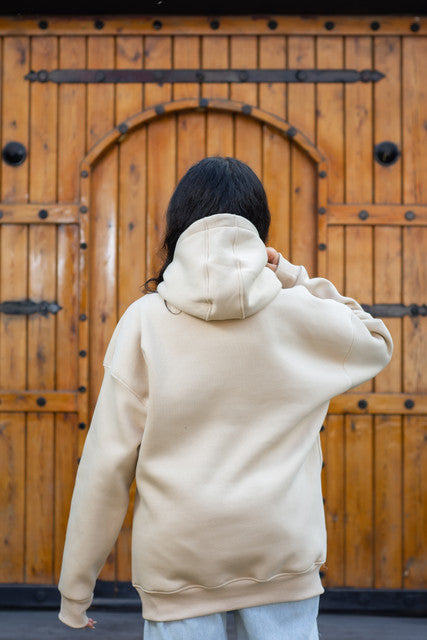 Fluffy Oversized Cotton Hoodie