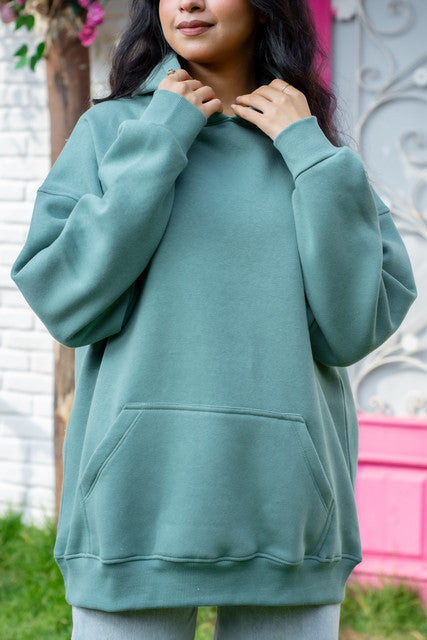 Fluffy Oversized Cotton Hoodie