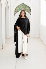 Load image into Gallery viewer, Morocco Velvet Long Sleeve Embroidered Sequins Kimono - Black
