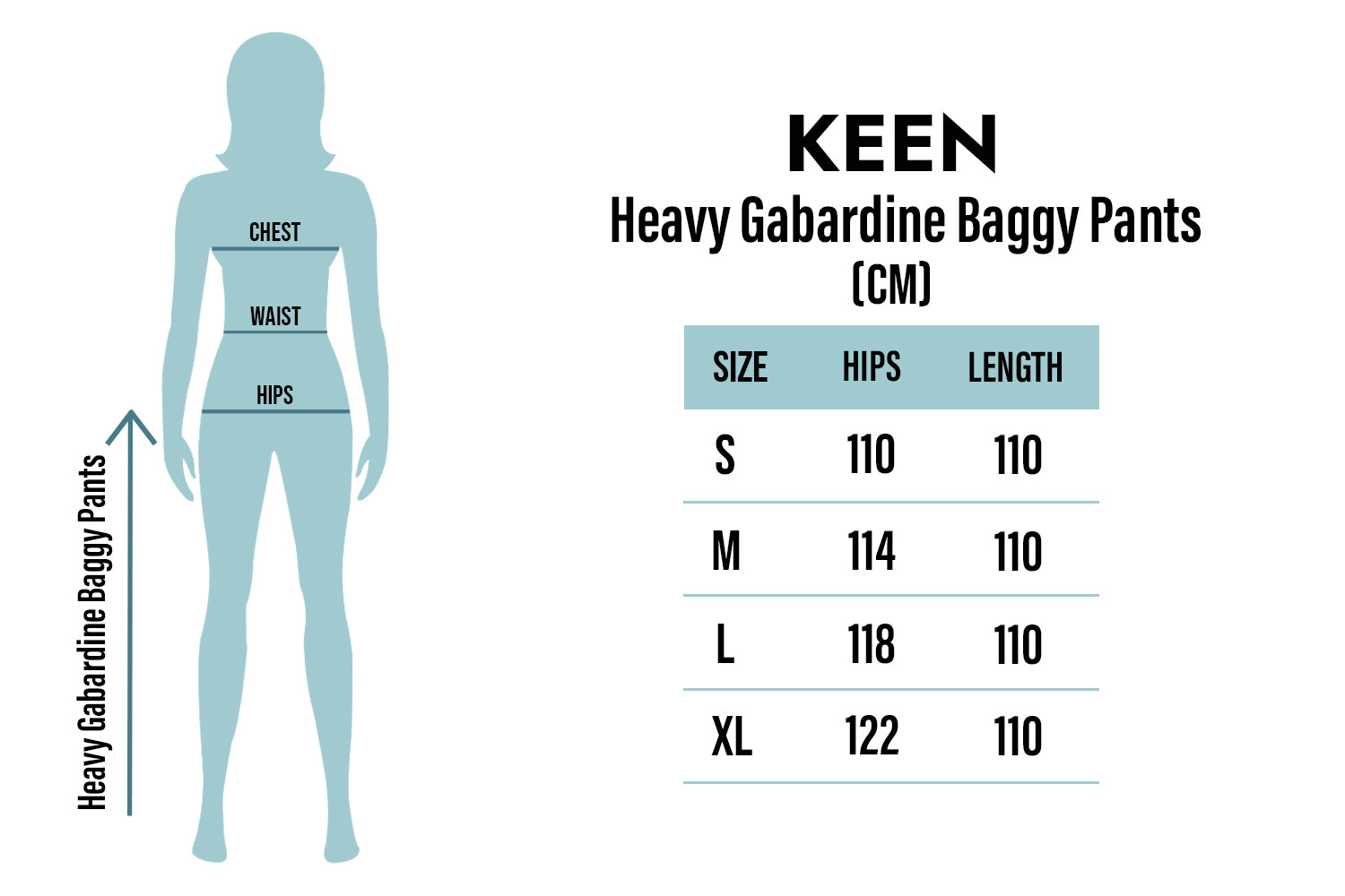 Heavy Gabardine Baggy Pants