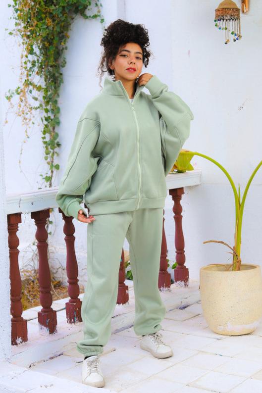 Melton Over Size Suit - co-ord sets