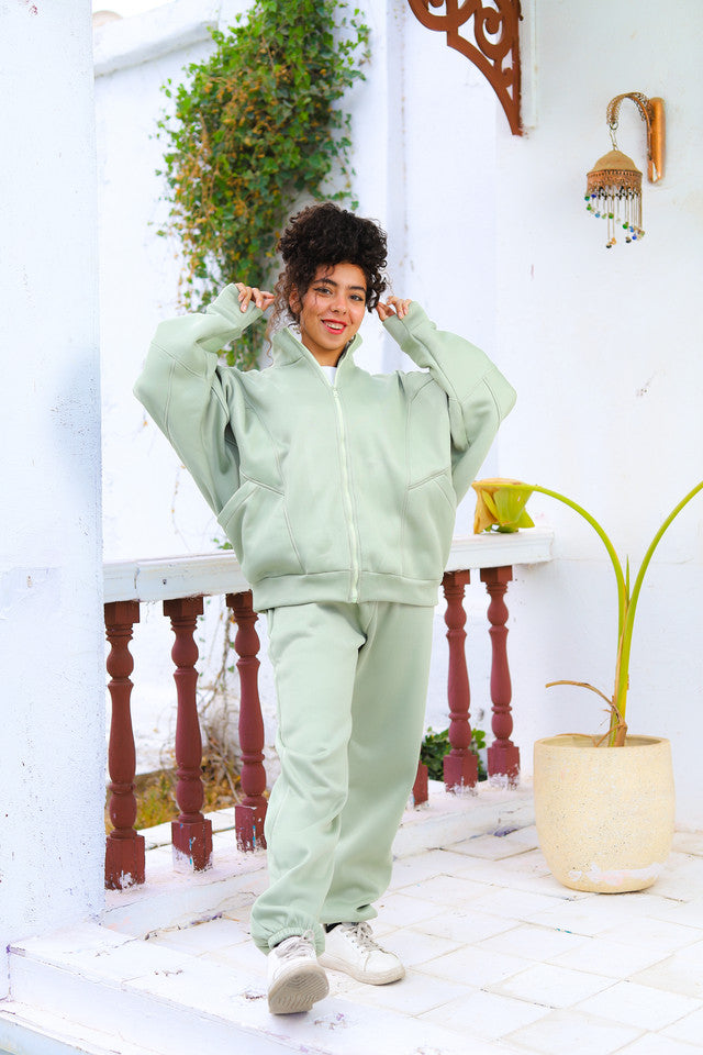 Melton Over Size Suit - co-ord sets