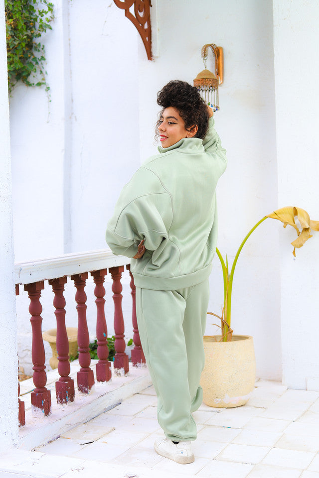 Melton Over Size Suit - co-ord sets