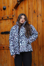 Load image into Gallery viewer, Leopard Puffer Jacket
