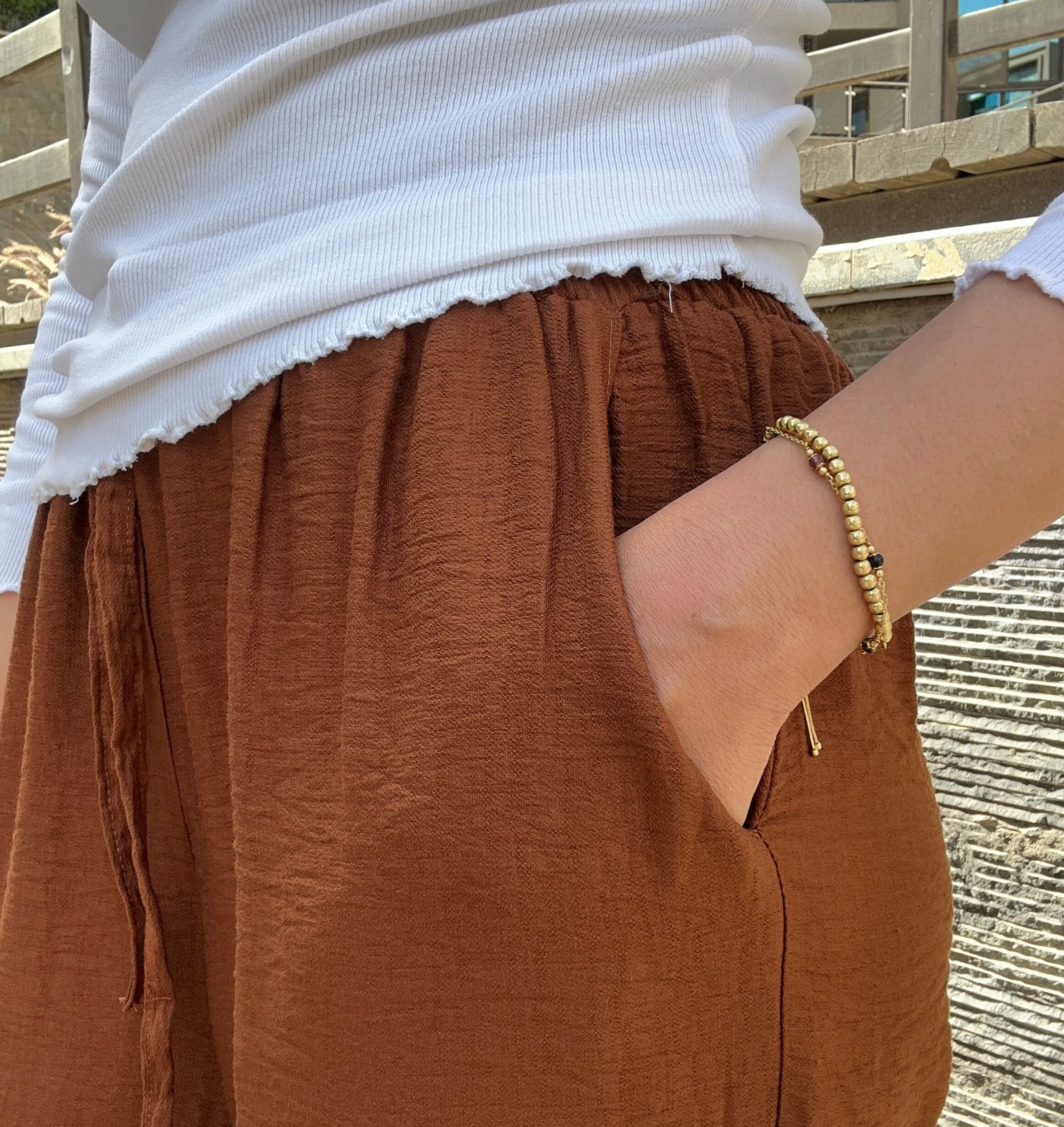 the airy Linen High Waist Pants For Women