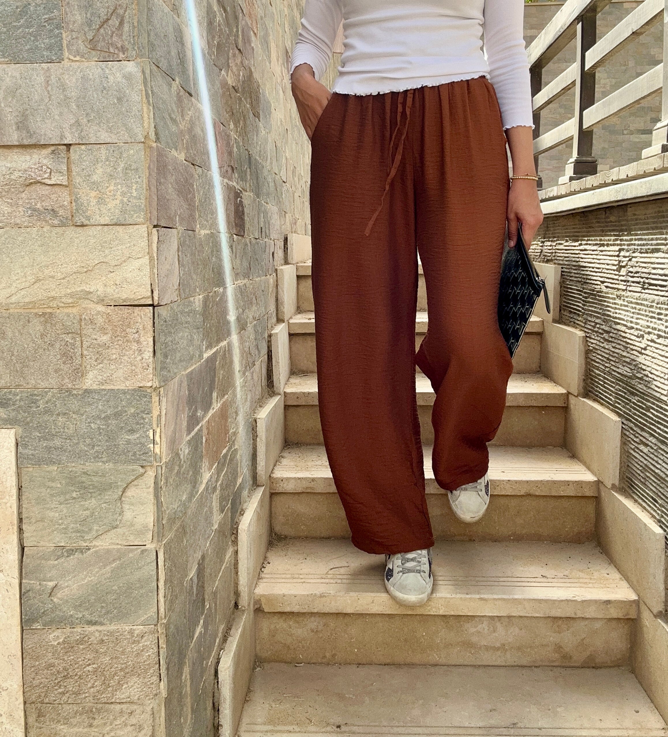 the airy Linen High Waist Pants For Women