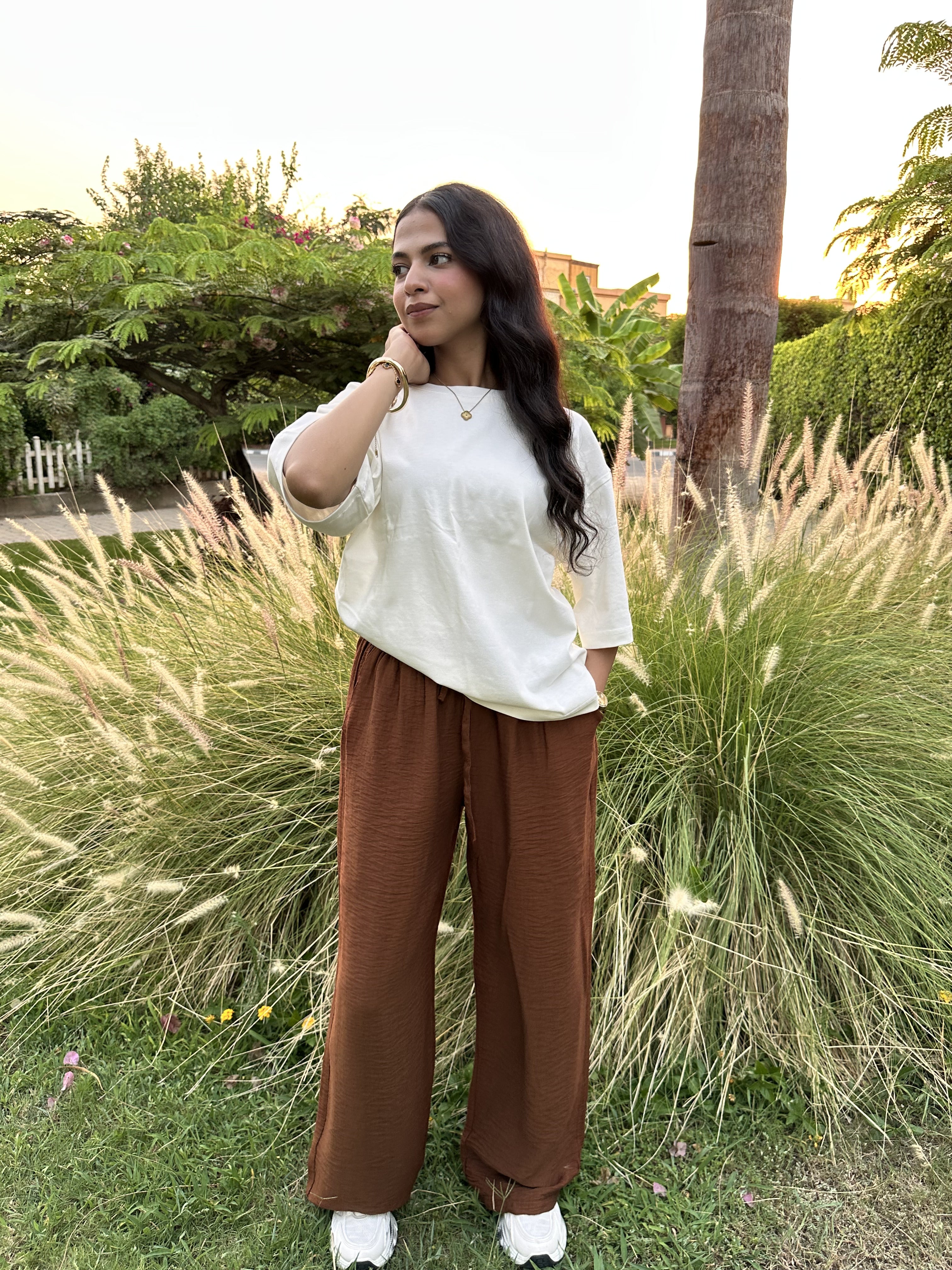 the airy Linen High Waist Pants For Women