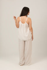 The Cloud Linen Set Top & Pant For Women