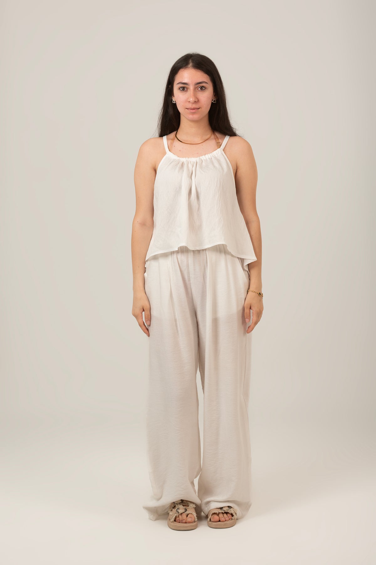 The Cloud Linen Set Top & Pant For Women