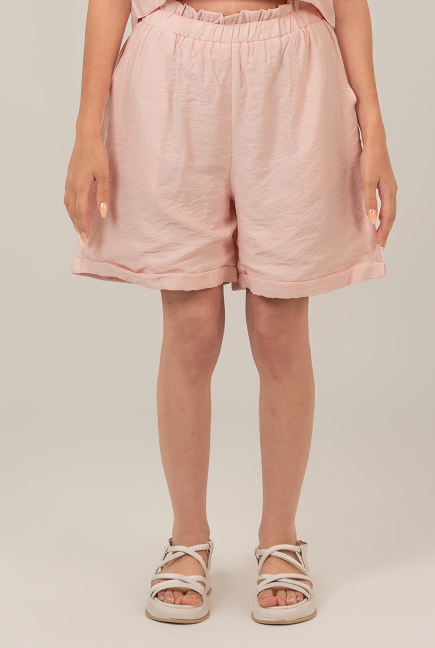 Loose High Waist Linen Shorts For Women