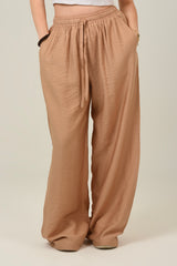 the airy Linen High Waist Pants For Women