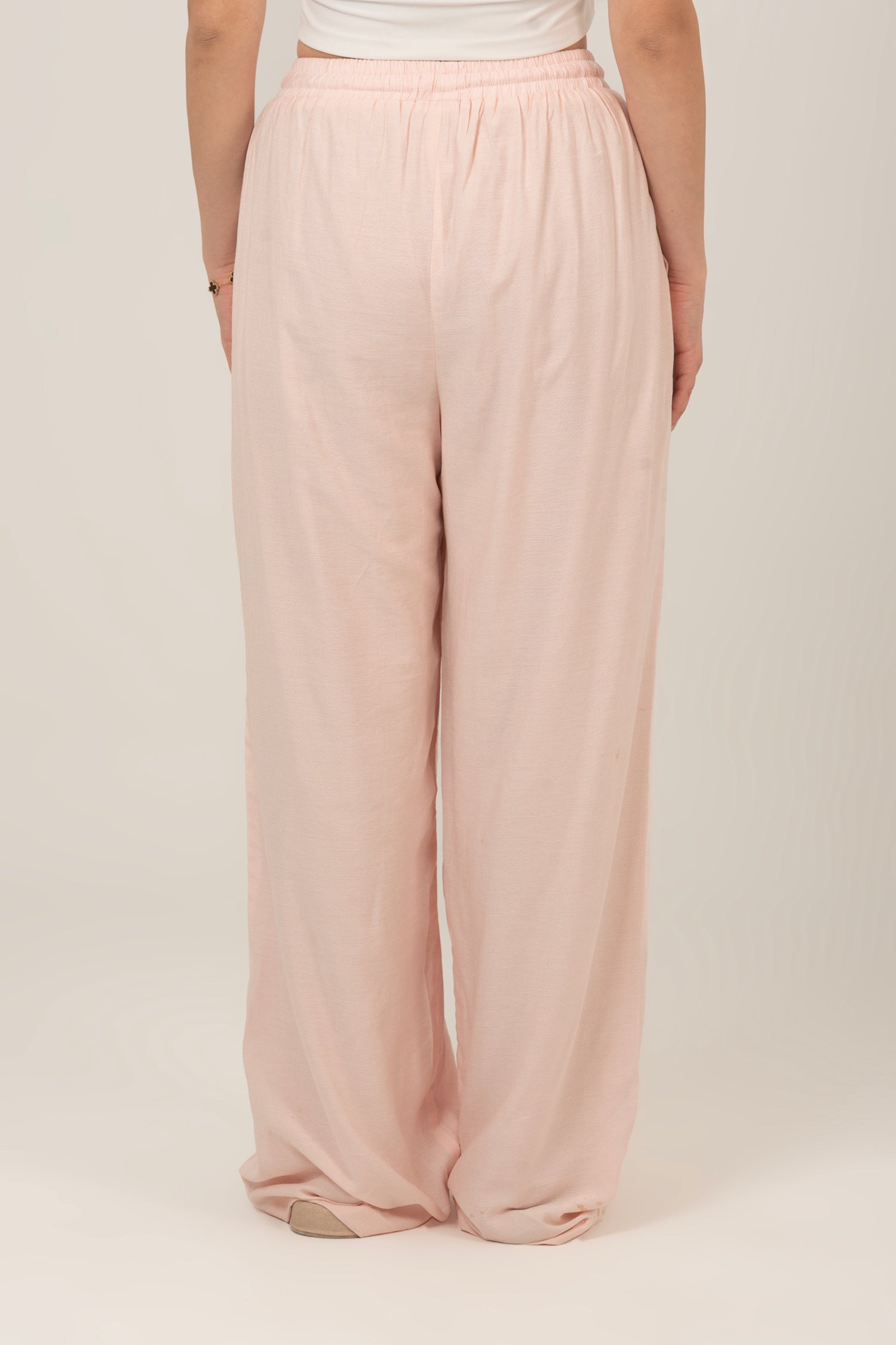 Linen High Waist Pants For Women