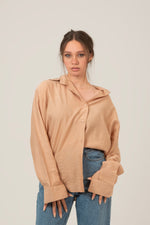 Load image into Gallery viewer, Oversized Loose Fit Linen Shirt For Women
