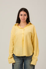 Load image into Gallery viewer, Oversized Loose Fit Linen Shirt For Women
