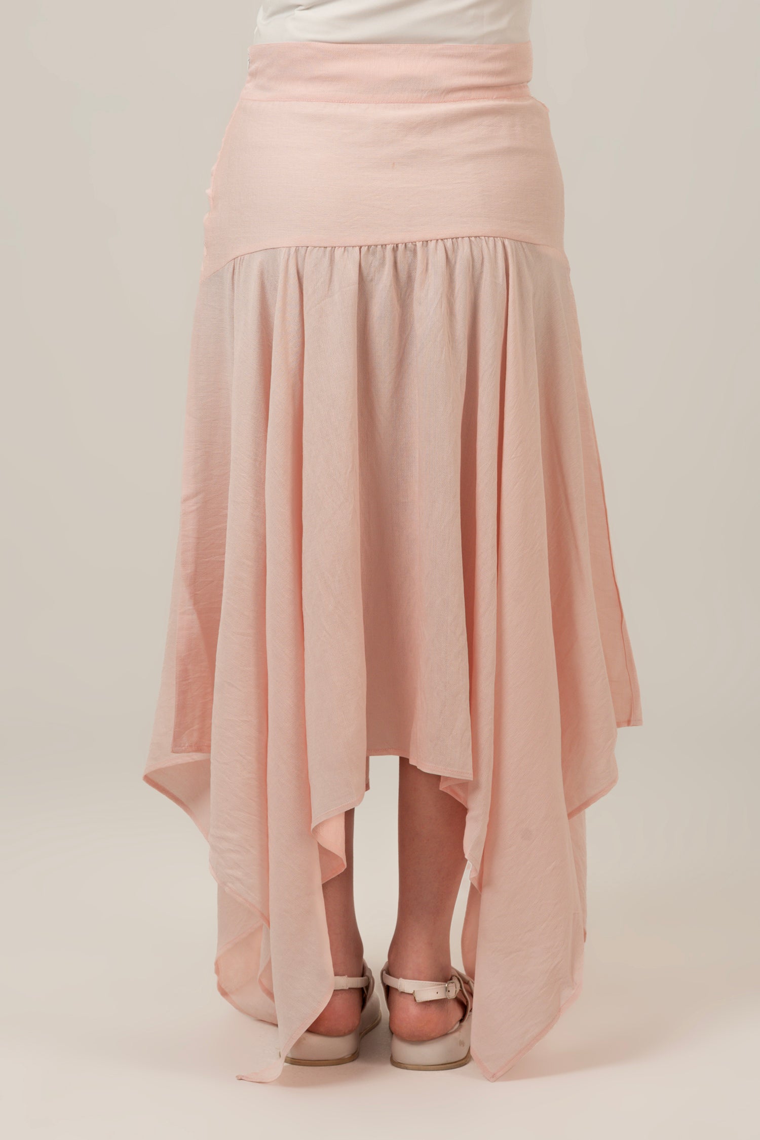 Front Tie Split Flare Skirt For Women