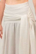Load image into Gallery viewer, Front Tie Split Flare Skirt For Women
