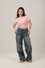Load image into Gallery viewer, Half Sleeve Backless Top For Women
