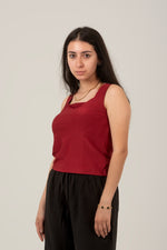 Load image into Gallery viewer, Basic Square Sleeveless Top For Women
