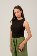 Load image into Gallery viewer, Basic Oval Neck Sleeveless Top For Women
