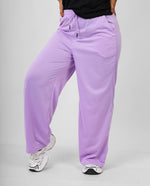 Load image into Gallery viewer, Comfy Cotton Wide Leg Pants - Lavender
