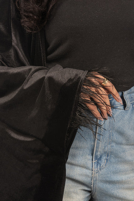 The Midnight Feather Bisht