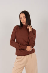 Relaxed Fit Knit Half-Neck Pullover