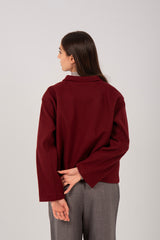 Oversized Boxy Fit Zip-Up Jacket