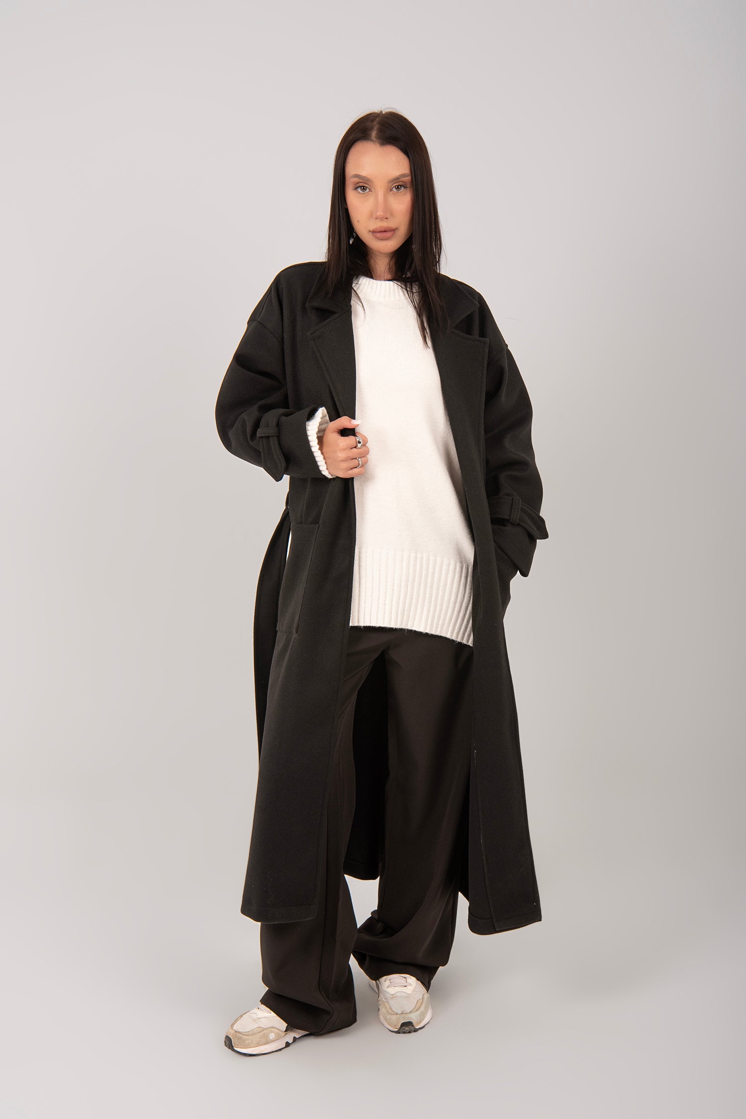 Essential Wool Long Coat