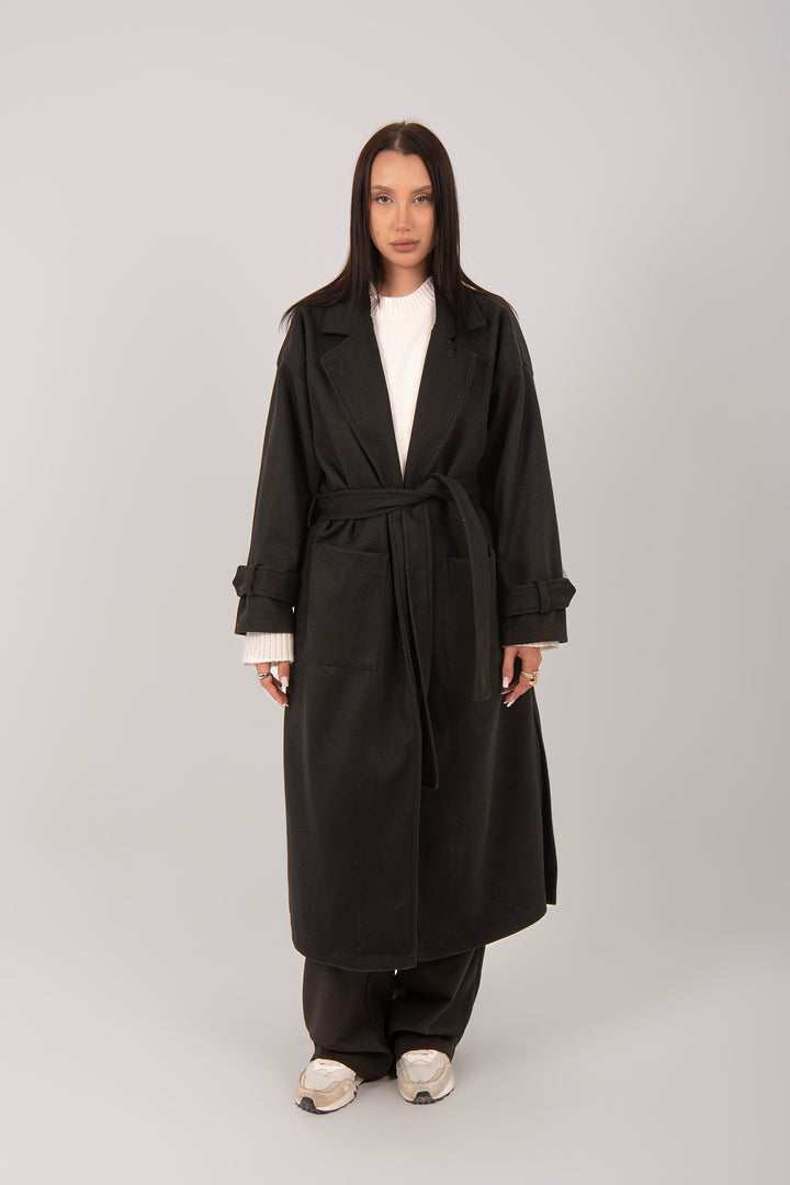 Essential Wool Long Coat