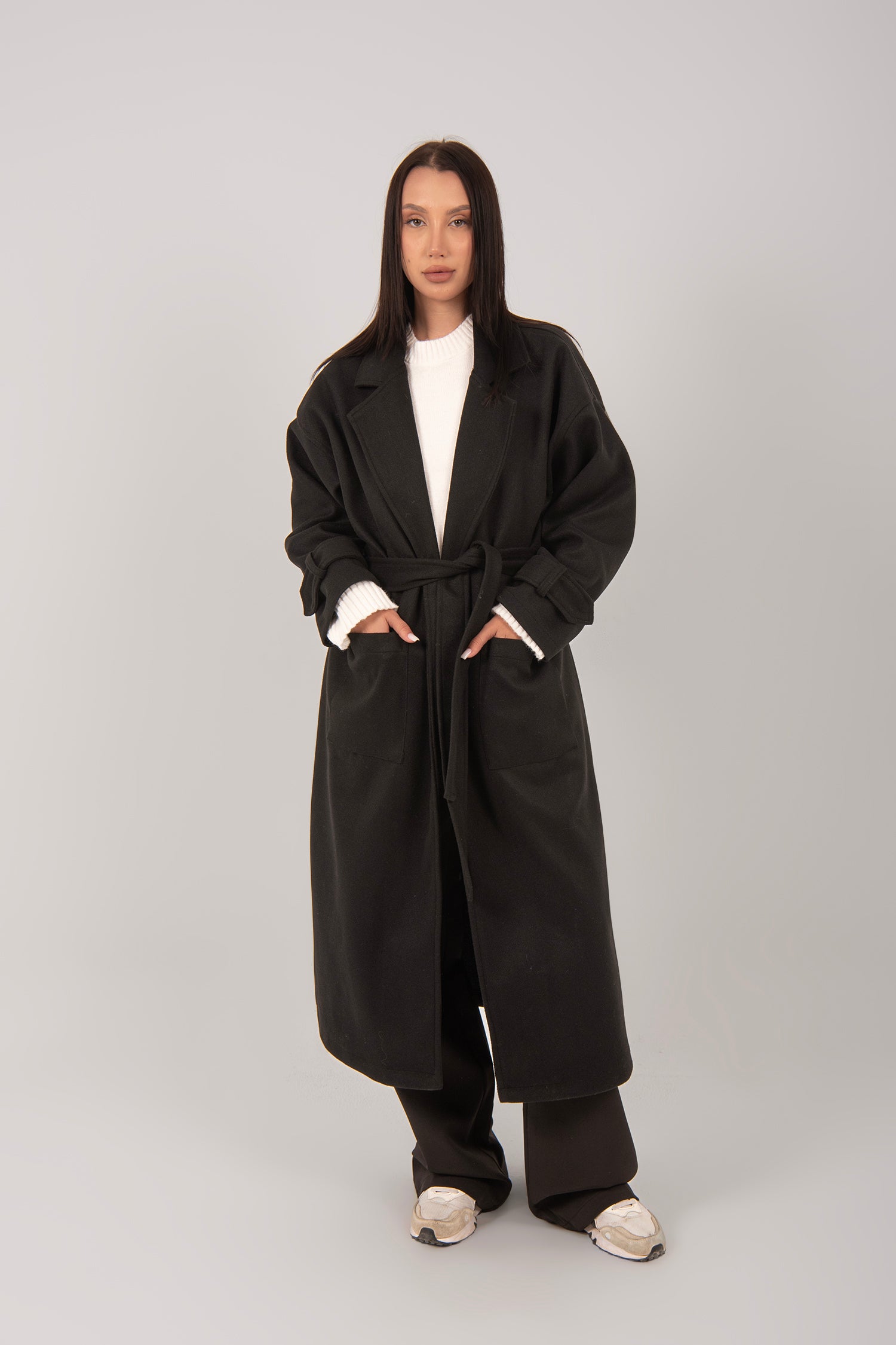 Essential Wool Long Coat