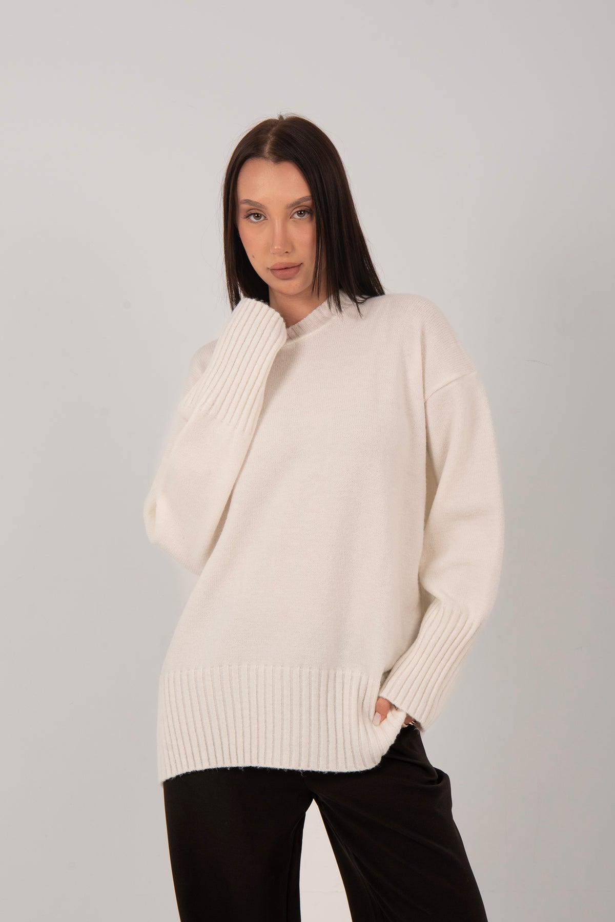 Oversized Soft Knitted Pullover