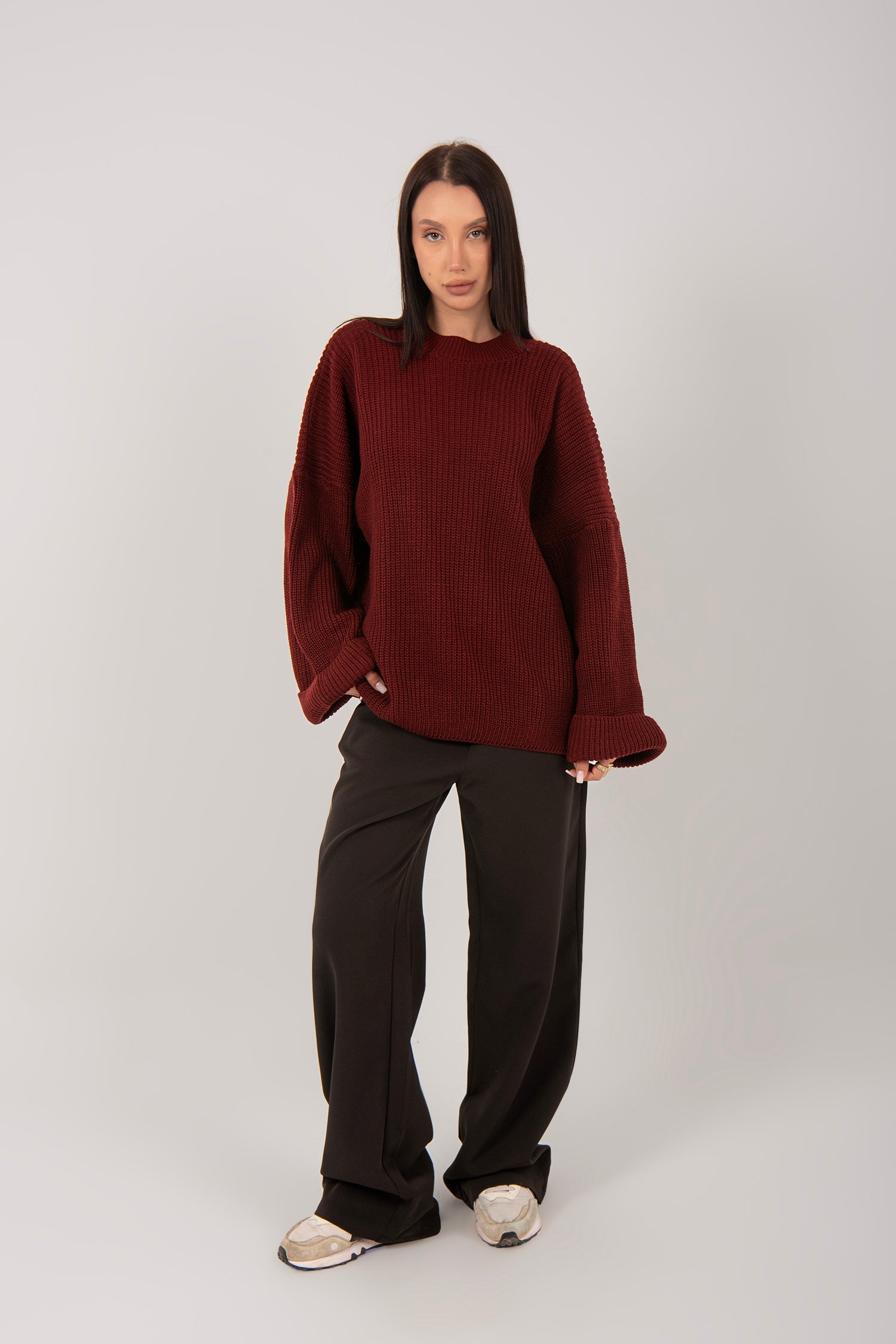 Oversized Knitted Pullover