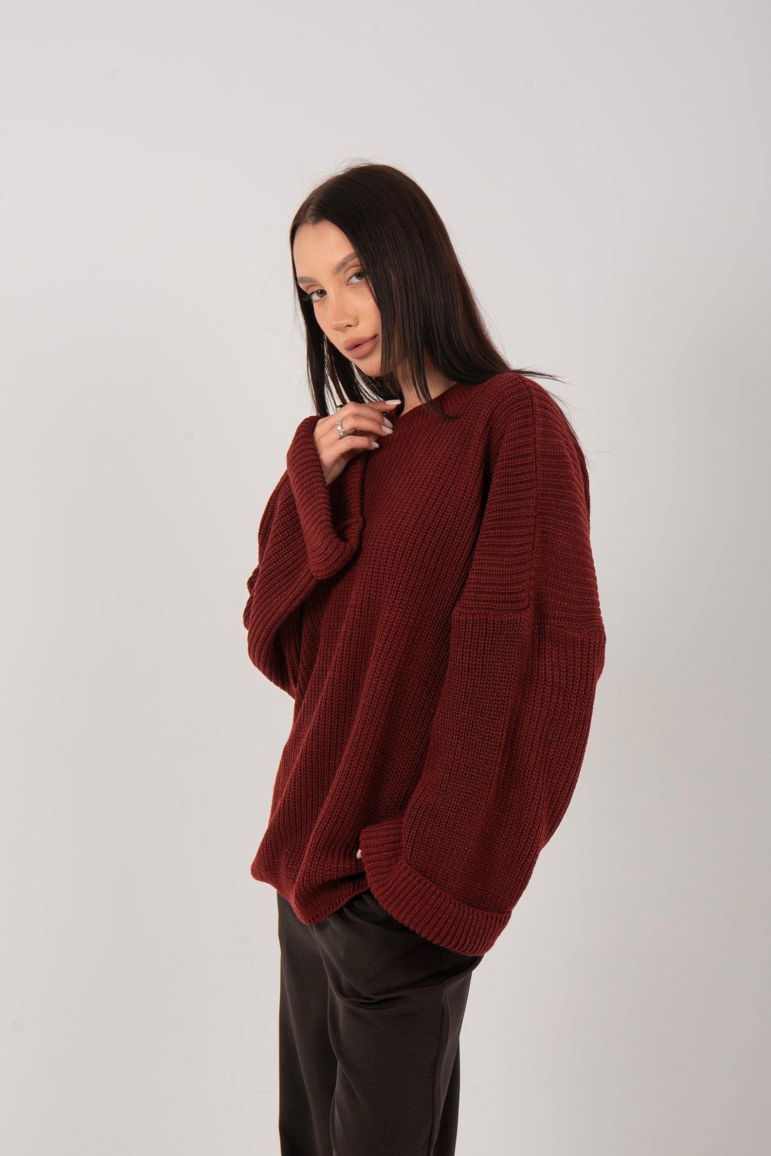 Oversized Knitted Pullover