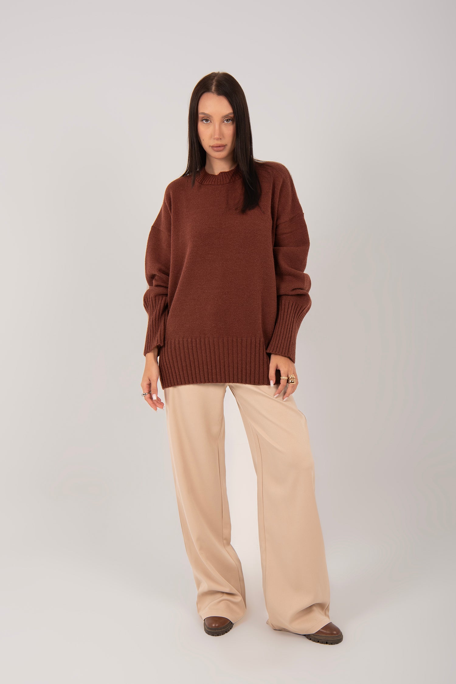 Oversized Soft Knitted Pullover